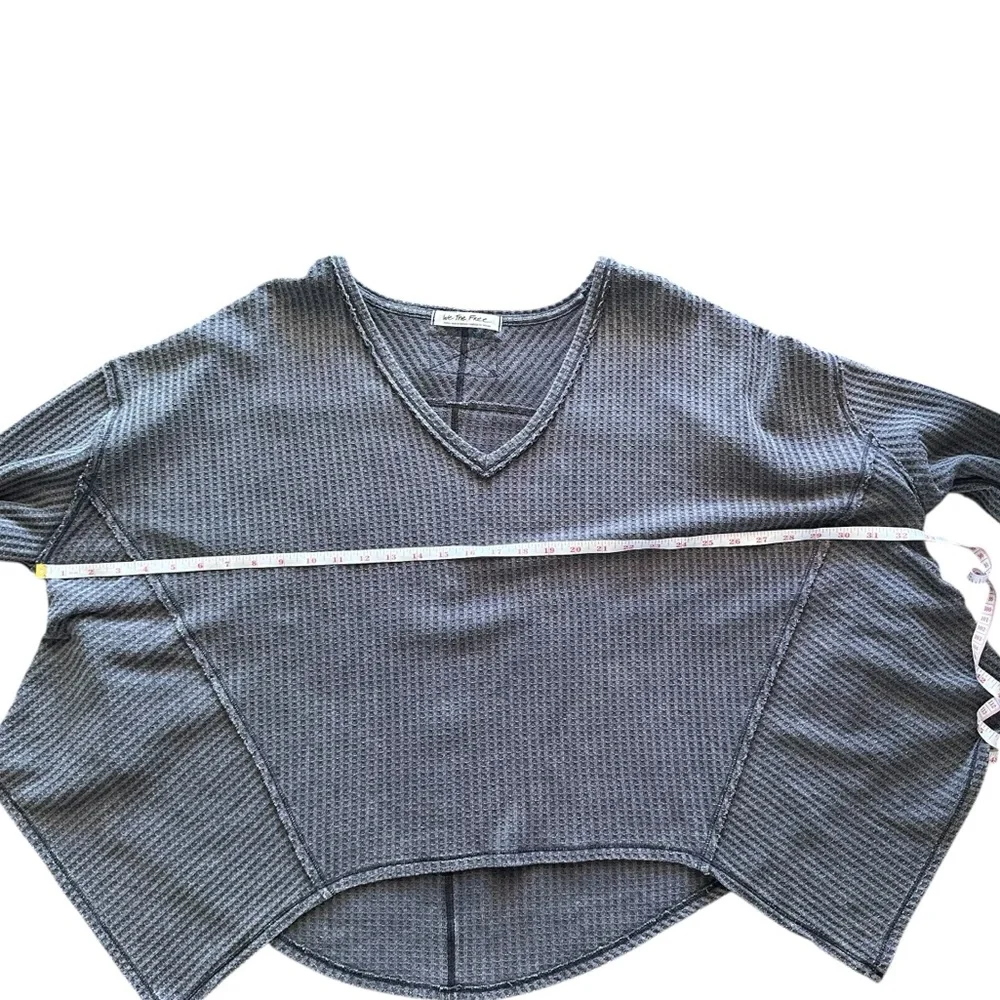 We The Free Coraline Thermal Long Sleeve Top Gray Size S